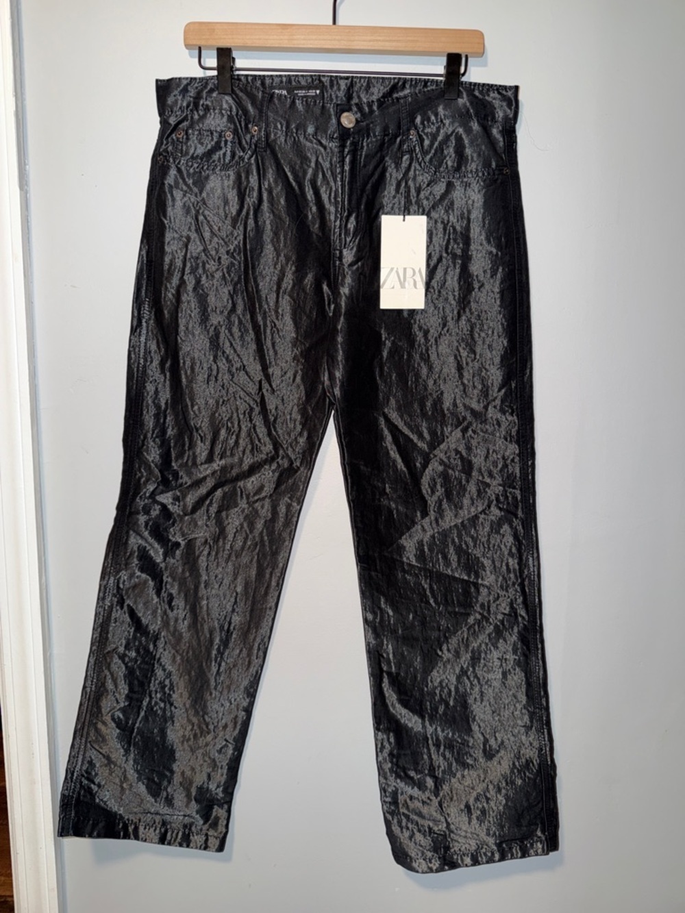 ZARA Trouser Pant Size  8 Color Black